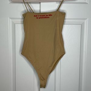 Zara “ALL I WANT IN LIFE IS PANCAKES” bodysuit